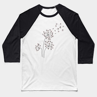 Dairy Cow Cow Dandelion Baseball T-Shirt